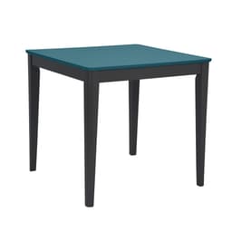 Mesa de Jantar Quadrada Breakfast Azul e Grafite 80 cm