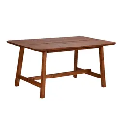 Mesa de Jantar Retangular Famille Amêndoa Rustico 160 cm