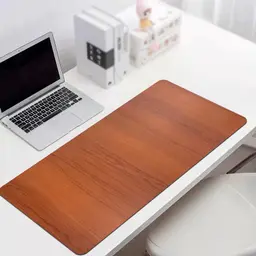 Tapete Protetor de Mesa MousePad em PVC Ecológico 70x35cm Marrom