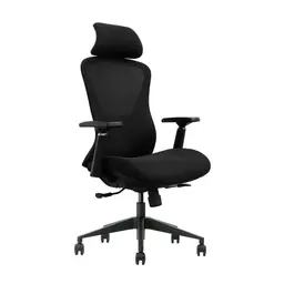 Cadeira de Escritório Presidente Giratória NR17 Lead Preta