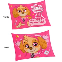 Fronha Patrulha Canina Com 1 peça menina  - Lepper