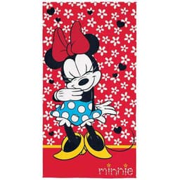 Toalha Aveludada Transfer Minie 70 cm x 1,40 m Com 1 peça- Lepper