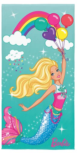 Toalha de Praia Transfer Barbie Dreamtopia - Lepper