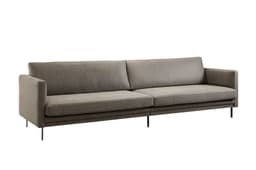 Sofa Living Linho 2,18m Lindecor Encanto Cor Grafite