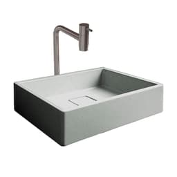 Cuba Oregon Cimento com Torneira Inox e Válvula Oculta Cimento