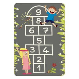 Tapete de Atividades Infantil Amarelinha Único 90x125