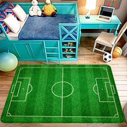 Tapete de Atividades Infantil Campo de Futebol Único 90x125