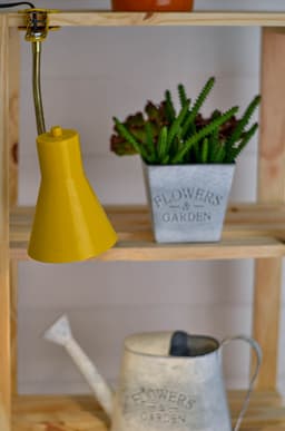 Luminária Presilha com Garra Amélia Amarelo