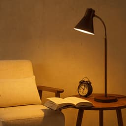 Luminária de Mesa Abajur Amélia Marrom Cortem