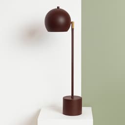 Luminária de Mesa Abajur Aniston Marrom Cortem