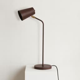 Luminária de Mesa Abajur Clara Marrom Cortem