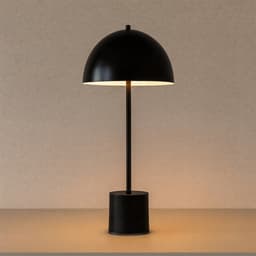 Luminária de Mesa Abajur Komaco Slim Preto