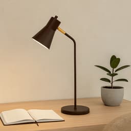 Luminária de Mesa Abajur Simpson Marrom Cortem