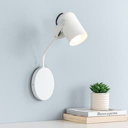 Luminária de Parede Arandela Articulada Nelle Branco