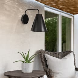 Luminária de Parede Arandela Fixa Catarina Preta
