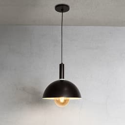 Luminária de Teto Pendente Nísia Esfera 30 Preta