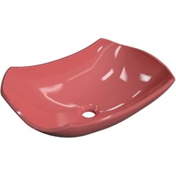 Cuba de Apoio Abaulada C01 Para Banheiro Lux L42 Rosa - Lyam Decor