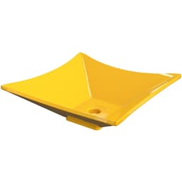 Cuba de Apoio Para Banheiro Quadrada C01 Lux L34 Amarelo - Lyam Decor