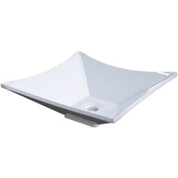 Cuba de Apoio Para Banheiro Quadrada C01 Lux L34 Branco - Lyam Decor