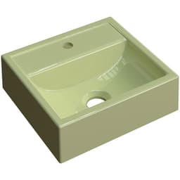 Cuba de Apoio Quadrada C01 Para Banheiro Q32W Verde Acqua - Lyam Decor