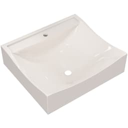 Cuba de Apoio Quadrada Para Banheiro Lavabo C01 Q440 Bege - Lyam Decor