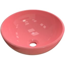 Cuba de Apoio Redonda C01 Para Banheiro R30W Rosa - Lyam Decor