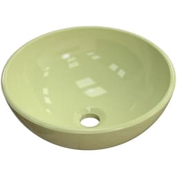 Cuba de Apoio Redonda C01 Para Banheiro R30W Verde Acqua - Lyam Decor