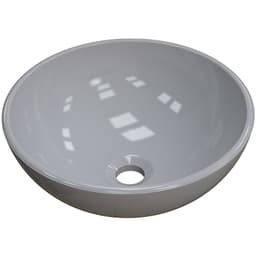 Cuba de Apoio Redonda C01 Para Banheiro R35W Cinza - Lyam Decor