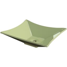 Cuba de Apoio Retangular C01 Para Banheiro Lux L38 Verde Acqua - Lyam Decor