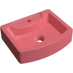 Cuba de Apoio Retangular C01 Para Banheiro RT41 Aria Rosa - Lyam Decor