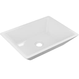 Cuba de Apoio Retangular Para Banheiro Lavabo C01 RT45 Branco - Lyam Decor