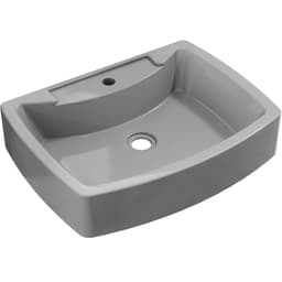 Cuba de Apoio Retangular Para Banheiro Lavabo C01 RT50 Cinza - Lyam Decor