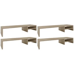 Kit 04 Suportes Para Monitor Stand Home Office Lap 90 cm L03 Amadeirado - Lyam
