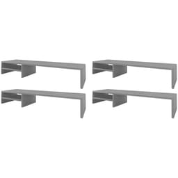 Kit 04 Suportes Para Monitor Stand Home Office Lap 90 cm L03 Cinza - Lyam