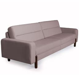 Sofá 02 Lugares Para Sala de Estar Marvin 150 cm D02 Veludo Rosê C-305 - Lyam Decor