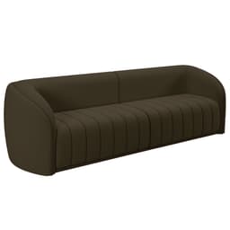 Sofá 04 Lugares Para Sala De Estar 292 cm Lazio M03 Veludo Marrom - Lyam Decor
