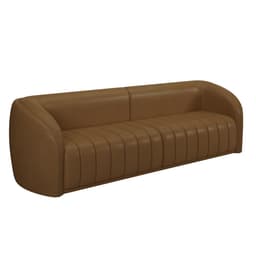 Sofá 05 Lugares Para Sala De Estar 332 cm Lazio M03 Couríssimo Whisky - Lyam Decor