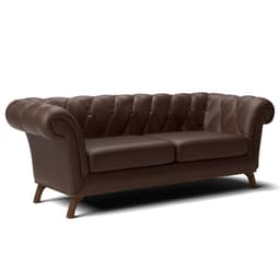 Sofá 4 Lugares Para Sala de Estar Império 260 cm D02 Corano Marrom C-34 - Lyam Decor