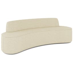 Sofá 4 Lugares Sala de Estar Cancún D02 Linho Bege 280 cm D-463 - Lyam Decor