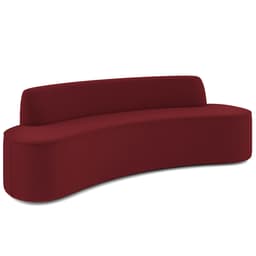 Sofá 4 Lugares Sala de Estar Cancún D02 Veludo Marsala 280 cm C-278 - Lyam Decor