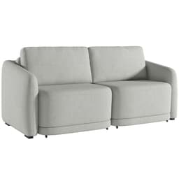 Sofá Cama para Sala de Estar 2 Lugares 196cm Montserrat K01 Linho Cinza - Lyam Decor