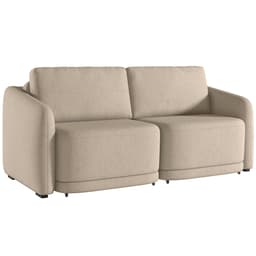 Sofá Cama para Sala de Estar 3 Lugares 236cm Montserrat K01 Linho Bege - Lyam Decor