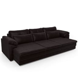 Sofá Retrátil Para Sala de Estar 3 Lugares 257cm Riza S03 Couro Vinho - Lyam Decor