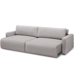 Sofá Retrátil Reclinável Para Sala de Estar Living 210cm Sevilha F04 Veludo Cinza - Lyam Decor