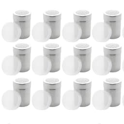12 Saleiros Pimenteiros De Mesa Inox Lyor Restaurante Lancheria Tampa Dosadora