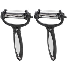 2 Descascadores de Legumes Manual 3 Lâminas Giratórias 15cm