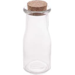 48 Porta Temperos de Vidro 200ml Tampa Rolha Lyor Restaurantes Decorar e Guardar Especiarias