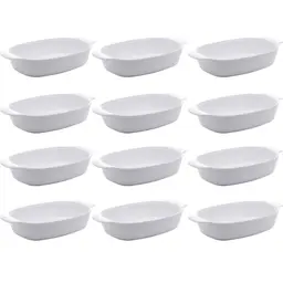 Conjunto 12 Travessas de Melamina para Restaurante com Alças