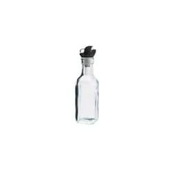 Garrafa de Vidro para Azeite Volt Incolor e Preta 200 ml
