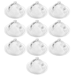 Kit 10 Queijeiras de Cristal 20cm Lyor Buffet Hotel Eventos